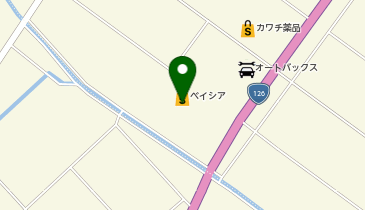 銀座コージーコーナー ベイシア東金の地図画像