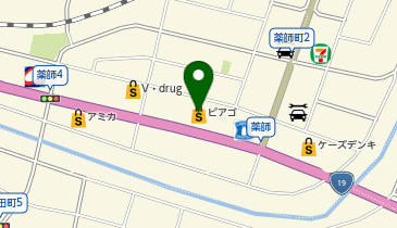 銀座コージーコーナー ピアゴ瑞浪の地図画像