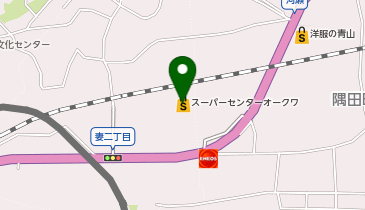銀座コージーコーナー スーパーセンターオークワ橋本の地図画像