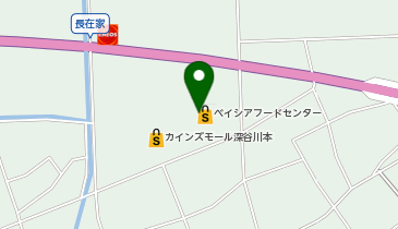 銀座コージーコーナー ベイシアフードセンター深谷川本の地図画像