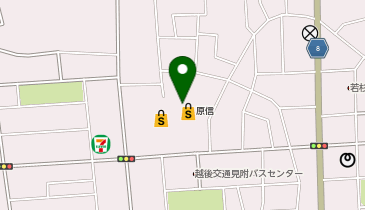 銀座コージーコーナー 原信見附の地図画像