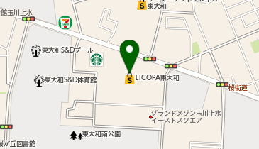 銀座コージーコーナー イトーヨーカドー東大和の地図画像