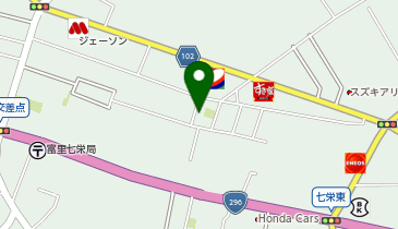 銀座コージーコーナー ベイシア富里の地図画像