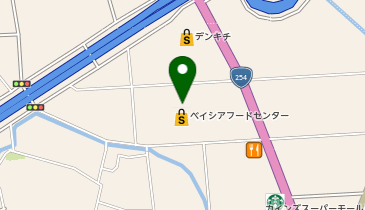 銀座コージーコーナー ベイシア川島インターの地図画像