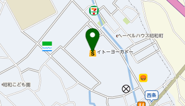 銀座コージーコーナー イトーヨーカドー甲府昭和の地図画像