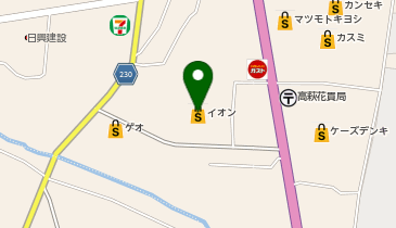 銀座コージーコーナー イオン高萩の地図画像