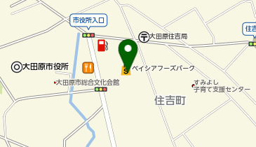 銀座コージーコーナー ベイシアフーズパーク大田原の地図画像