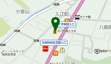 銀座コージーコーナー ヨークベニマル入江町の地図画像