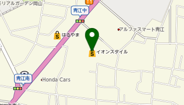 銀座コージーコーナー イオンスタイル岡山青江の地図画像