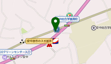 メガネのイタガキ 安中店の地図画像