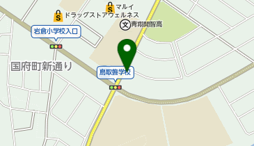 銀座屋 鳥取岩倉店の地図画像