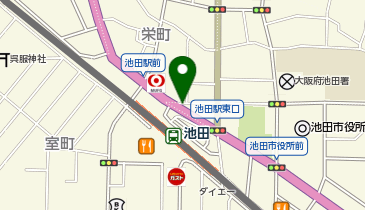 銀座屋 買取専門店 池田駅前店の地図画像
