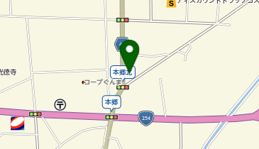 銀座屋 藤岡店の地図画像