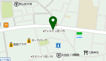 銀座屋 買取専門店 郡山西ノ内店の地図画像