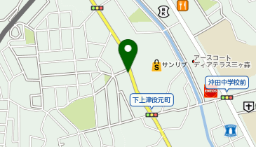 銀座屋 三ヶ森店の地図画像