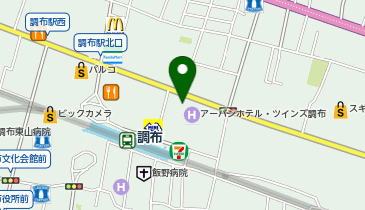 ASIESTA調布店(アジエスタちょうふ)の地図画像