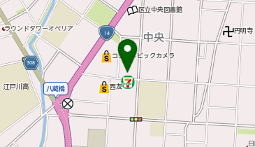 木下の介護 グループホーム リアンレーヴ新小岩の地図画像