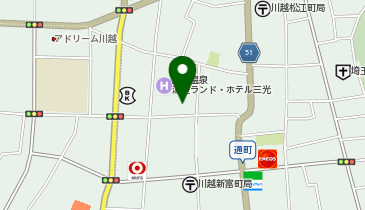ジョイフル恵利 川越店の地図画像