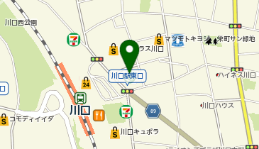 ジョイフル恵利 かわぐちキャスティ店の地図画像