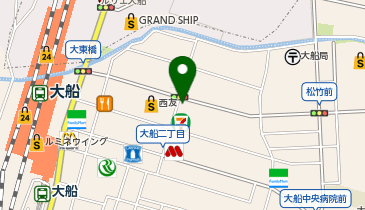 ジョイフル恵利 大船店の地図画像