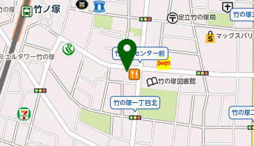 ジョイフル恵利 竹の塚店の地図画像