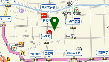 ジョイフル恵利 松本パルコ店の地図画像