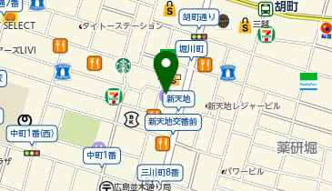 ジョイフル恵利 広島ZERO GATE店の地図画像