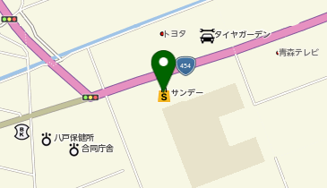 ホームセンターサンデー 八戸尻内店の地図画像