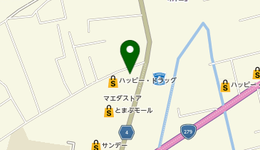 ホームセンターサンデー むつ苫生店の地図画像