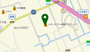 コンタクトのハートアップ ハートアップ5mini イオンタウン伊勢ララパーク店の地図画像