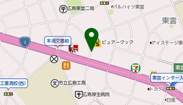 バイク王 広島店第2ショールームの地図画像