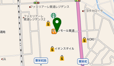 いきなりステーキ イオンモール東浦店の地図画像