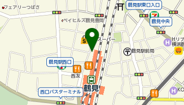 NAYUTAS 鶴見校の地図画像