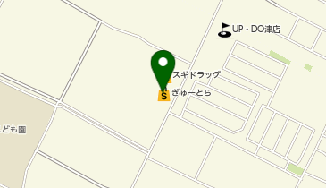 ぎゅーとら ラブリー津 神戸店の地図画像