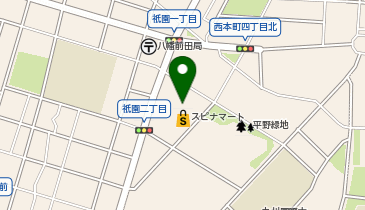 洗濯工房吉野家 スピナマートさくら通り店の地図画像