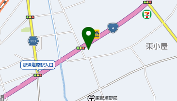 銀座パリス 那須塩原店の地図画像