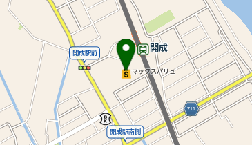アリスクリーニング マックスバリュ 開成駅前店の地図画像