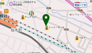 くまのみ整骨院 ニットーモール熊谷院の地図画像