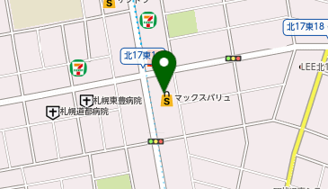 Bostonbake ボストンベイク北17条店の地図画像