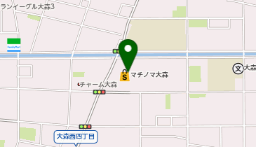 チョキペタ ペタペタ マチノマ大森店の地図画像