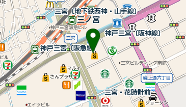 GATEAU FESTA HARADA 神戸阪急店の地図画像