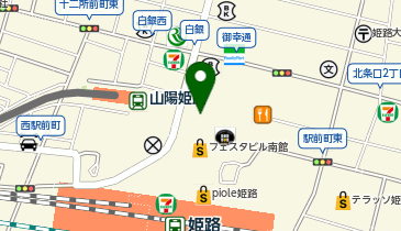 甲南チケット 姫路駅前店の地図画像