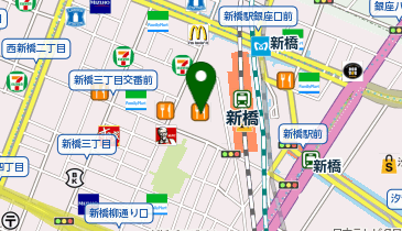 甲南チケット ニュー新橋ビル店の地図画像