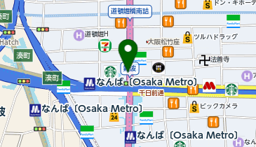 甲南チケット メトロなんば店の地図画像