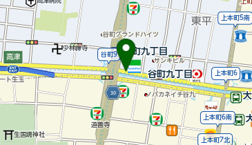 甲南チケット 上本町店の地図画像