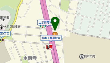 質屋かんてい局 上水前寺店の地図画像
