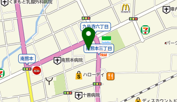 質屋かんてい局 南熊本店の地図画像