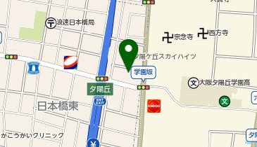 関西マツダ 夕陽ヶ丘店の地図画像