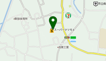 スーパーマツモト うまほり店の地図画像