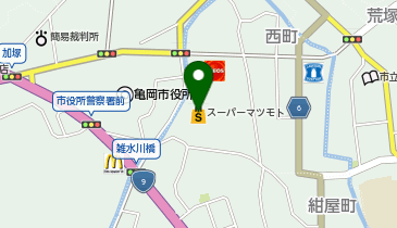 スーパーマツモト 荒塚店の地図画像